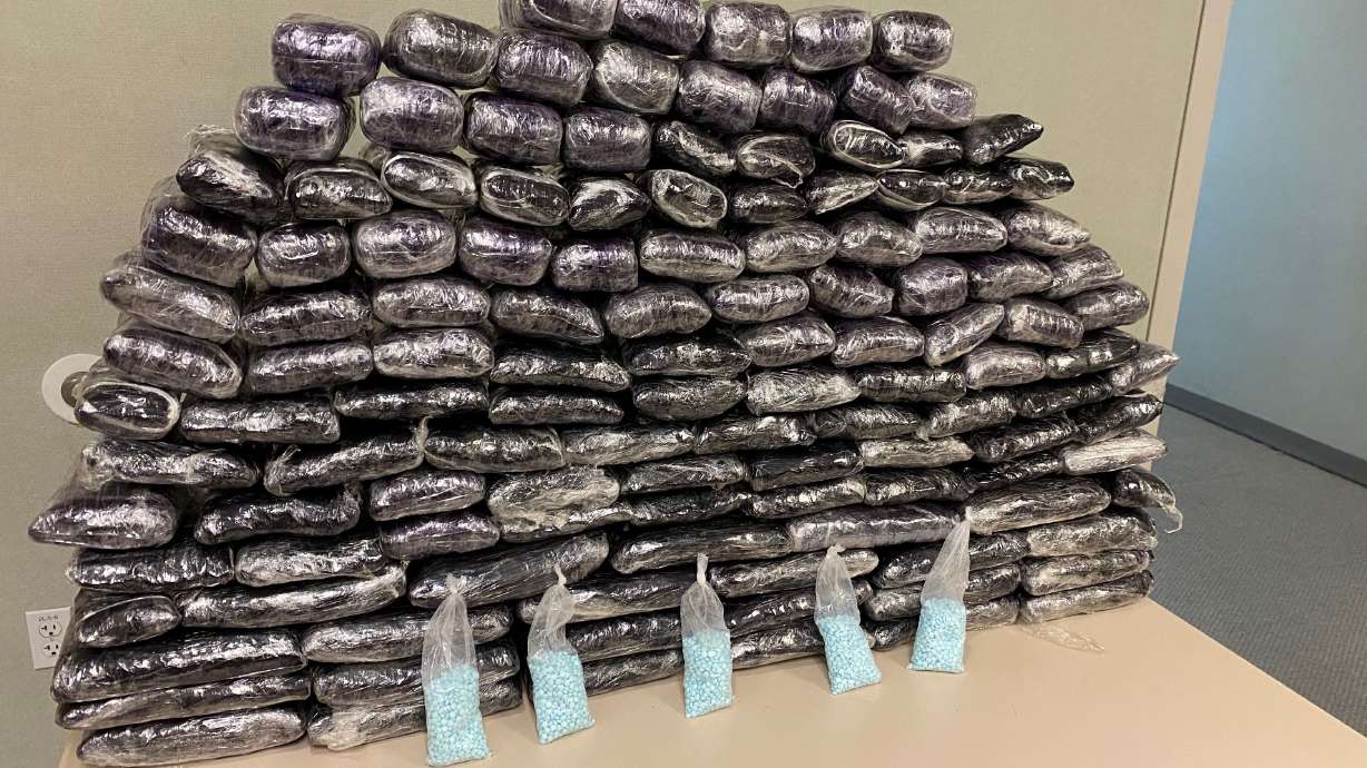 Some of the approximately 1 million fake pills containing fentanyl were seized when agents served a search warrant on July 5, 2022, at a home in Inglewood, Calif. The DEA’s Rocky Mountain division seized 5.8 million doses of fentanyl last year.