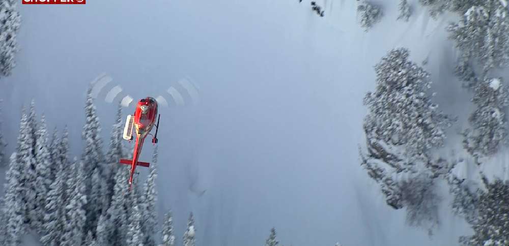 UDOT helicopter helps lower avalanche danger across Cottonwood canyons