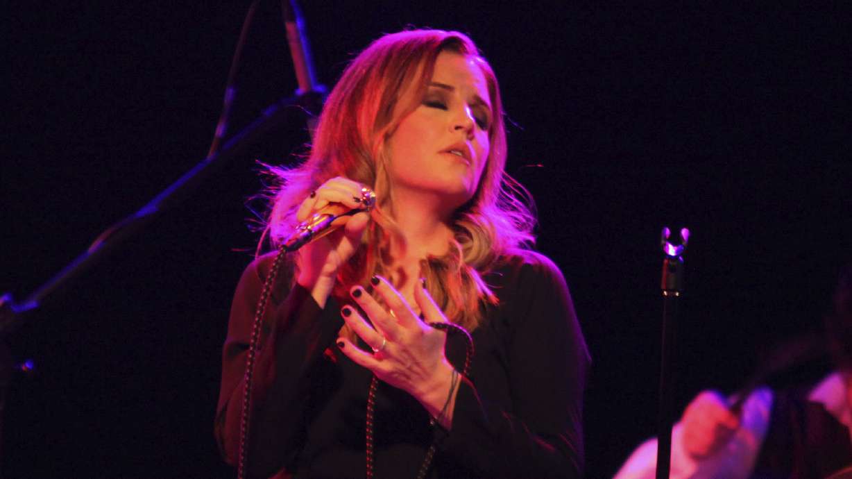 Lisa Marie Presley performs during her Storm & Grace tour on June 20, 2012, at the Bottom Lounge in Chicago. Presley — the only child of Elvis Presley and a singer herself — died Thursday.