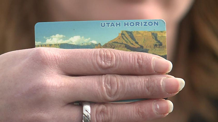 A Utah Horizon card.