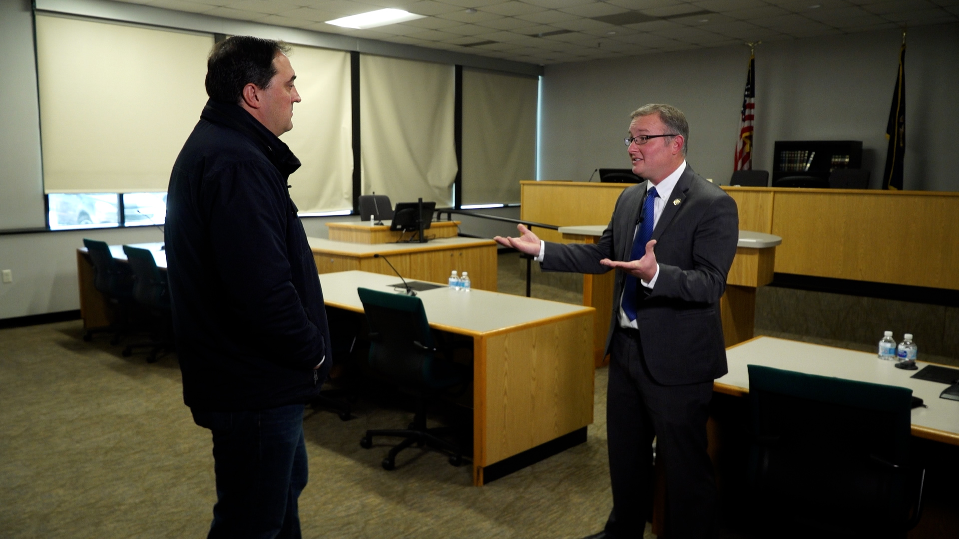 Jason Gardner of the Utah Motor Vehicle Enforcement Division explains to KSL’s Matt Gephardt that for dealerships to issue temporary tags so new owner can drive their cars off the lots, cars must be able to pass emissions.