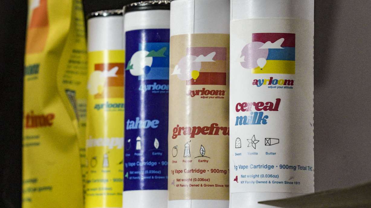 Flavored nicotine is being outlawed by more states and cities, but similar bans often don't apply to marijuana products advertised as mad mango, peach dream and cereal milk.