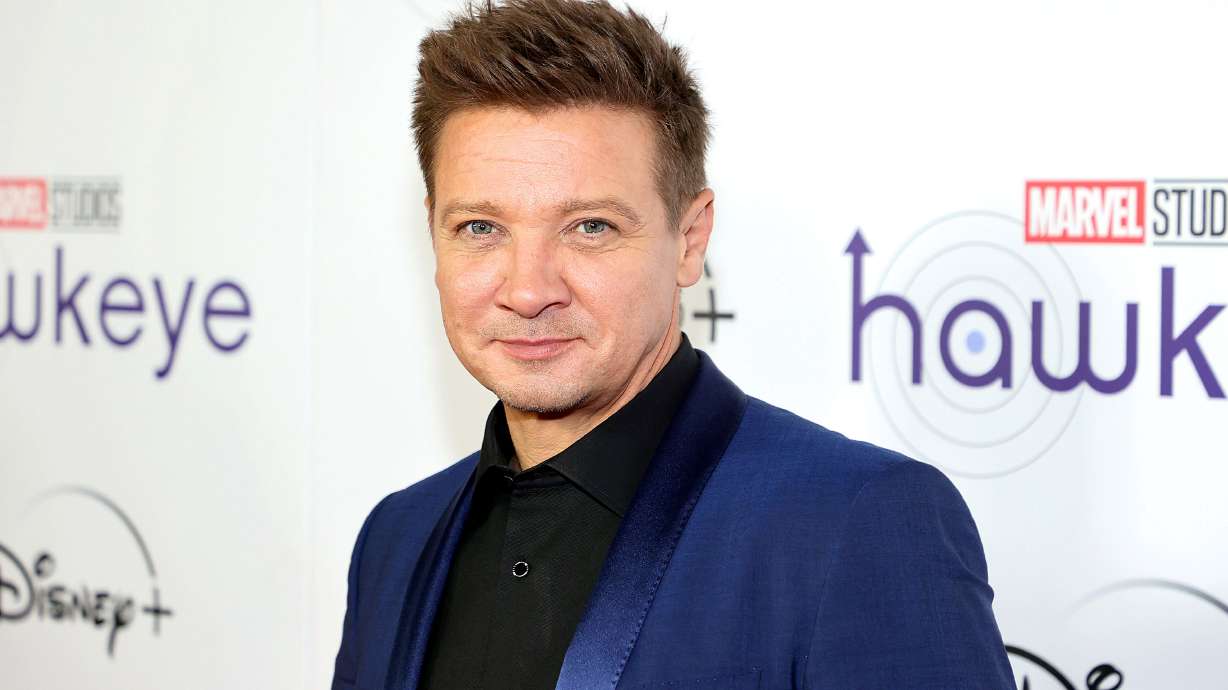Actor Jeremy Renner, pictured here at AMC Lincoln Square on Nov. 22, 2021, in New York City, says he broke more than 30 bones in the New Year’s Day snowplow accident that sent him to the hospital for more than two weeks.
