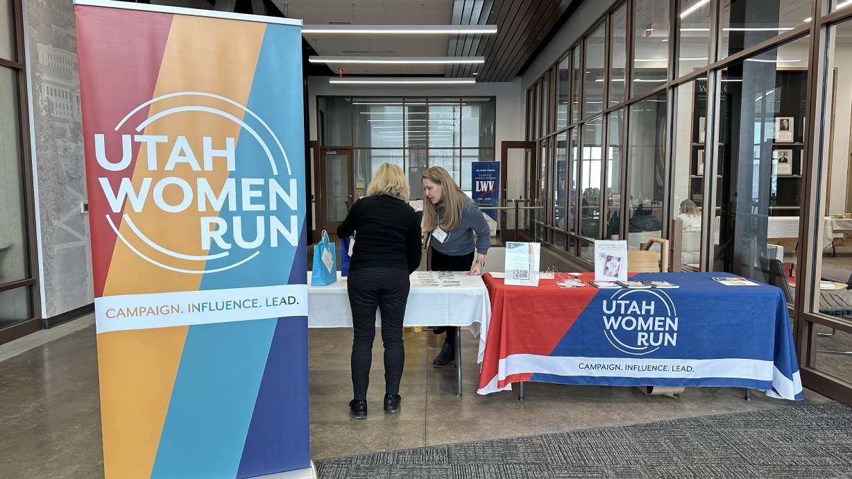 More than 80 women learned about political advocacy and how to run a campaign during the Utah Women Run's winter training on Saturday at the University of Utah's Hinckley Institute of Politics.