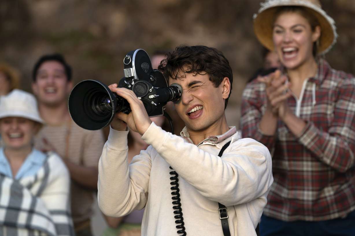This image released by Universal Pictures and Amblin Entertainment shows Gabriel LaBelle in a scene from "The Fabelmans."