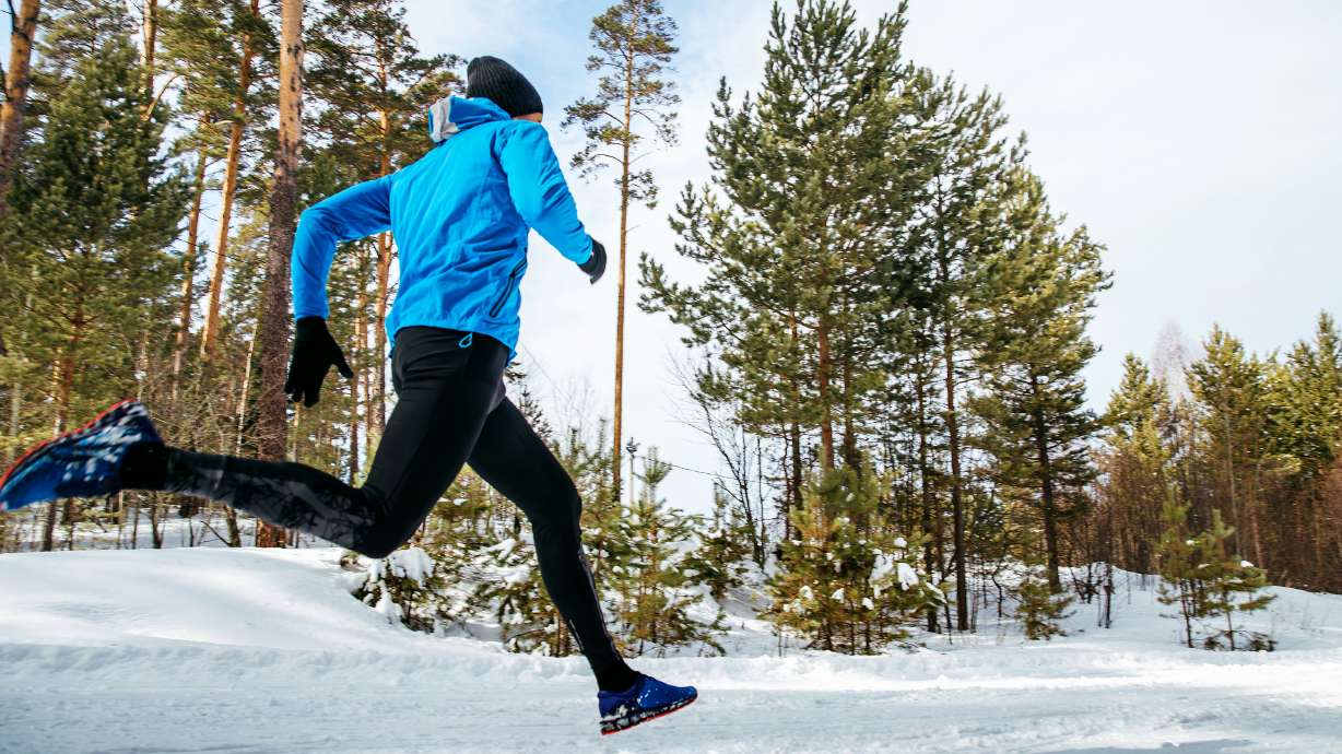 Utah's Running Up For Air series of trail runs has winter mountain athletes not only running in winter conditions, but also running trails with difficult elevation challenges.