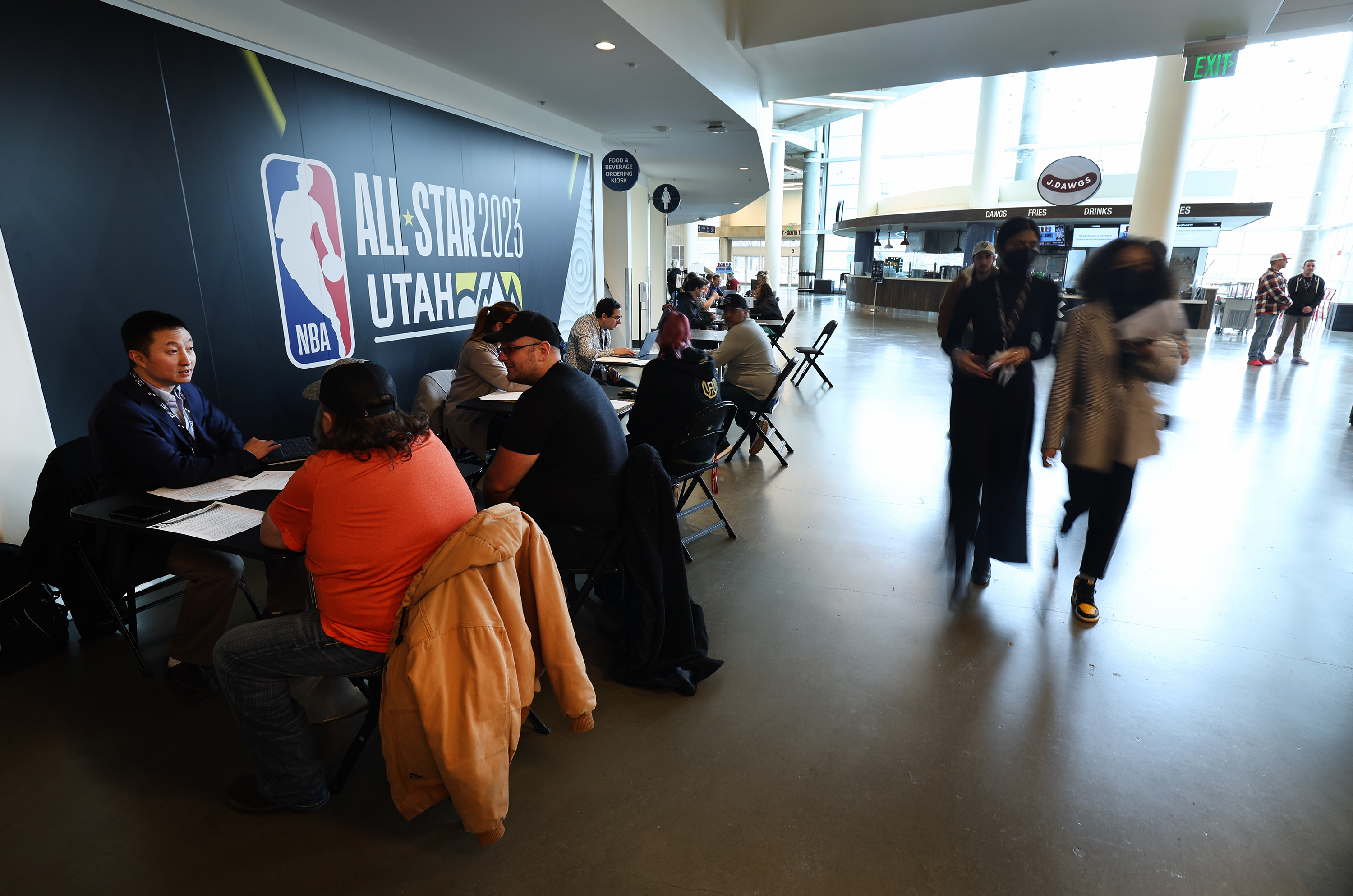 Attorneys donate their time to help people that might be able to have their police records expunged. Hundreds gather at Vivint Arena to take part in the Clean Slate Summit free expungement clinic, in Salt Lake City on Tuesday.
