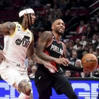 'I guess we could have sent 3 people after him': Lillard scores 60 as Blazers beat Jazz