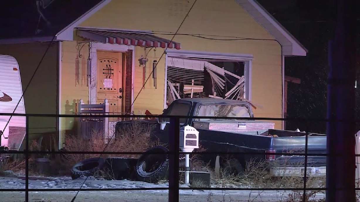 A forceful explosion in Lehi Friday morning caused major damage to a home. All four people inside got out with only minor injuries.