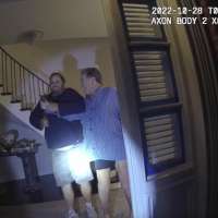 Video shows struggle for hammer during Pelosi attack