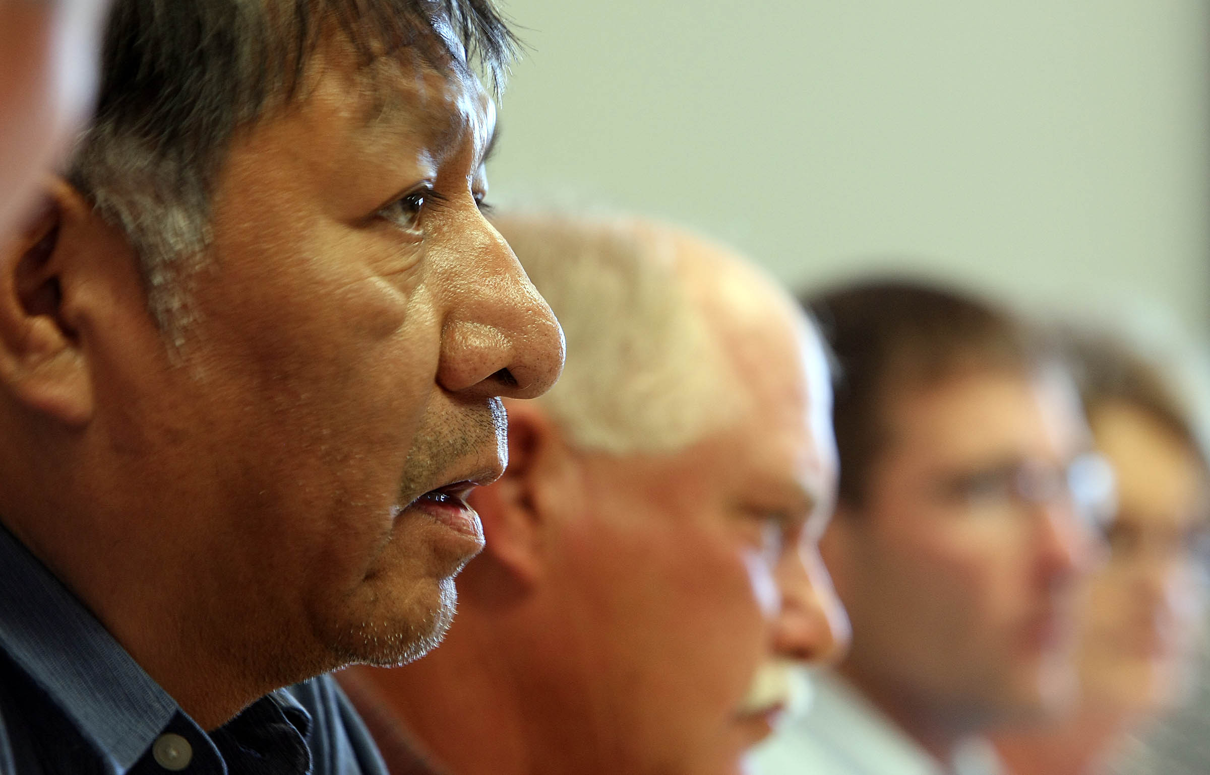 Confederated Tribes of the Goshute Chairperson Rupert Steele speaks about water issues on  Sept. 25, 2009.