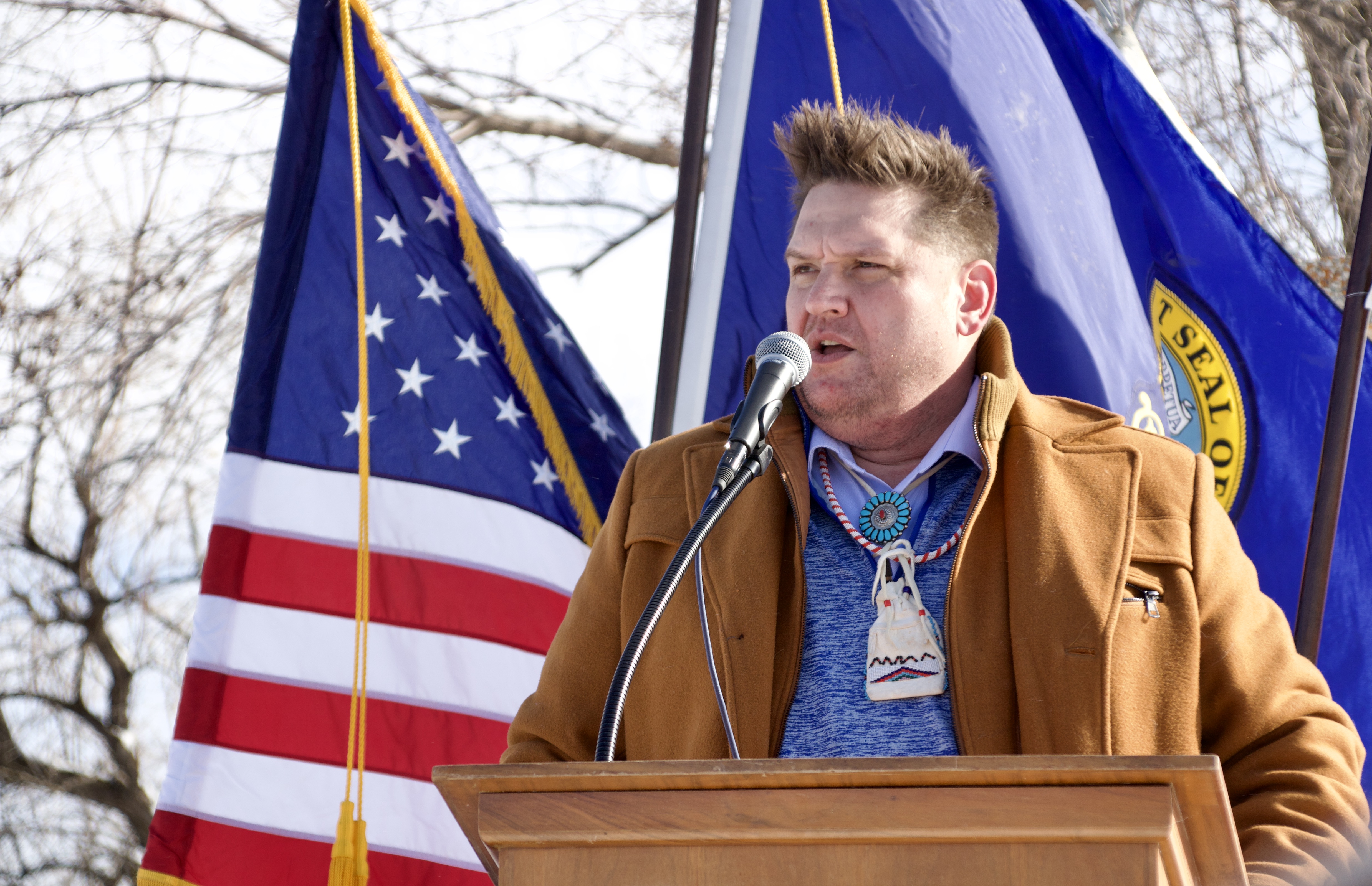 Northwestern Band of Shoshone Nation Vice Chairman Bradley Parry speaks about the band's ecological restoration work on the Bear River Massacre site as well as efforts to build an interpretive site to better tell the history of the massacre.