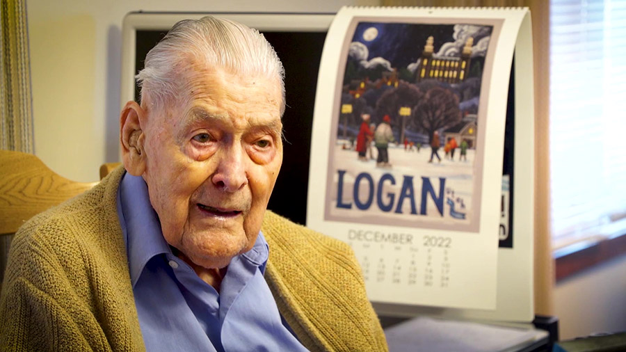 Hal Edison recalling his time in the U.S. Army. With over 100 years of life experience, he has some insight to share.