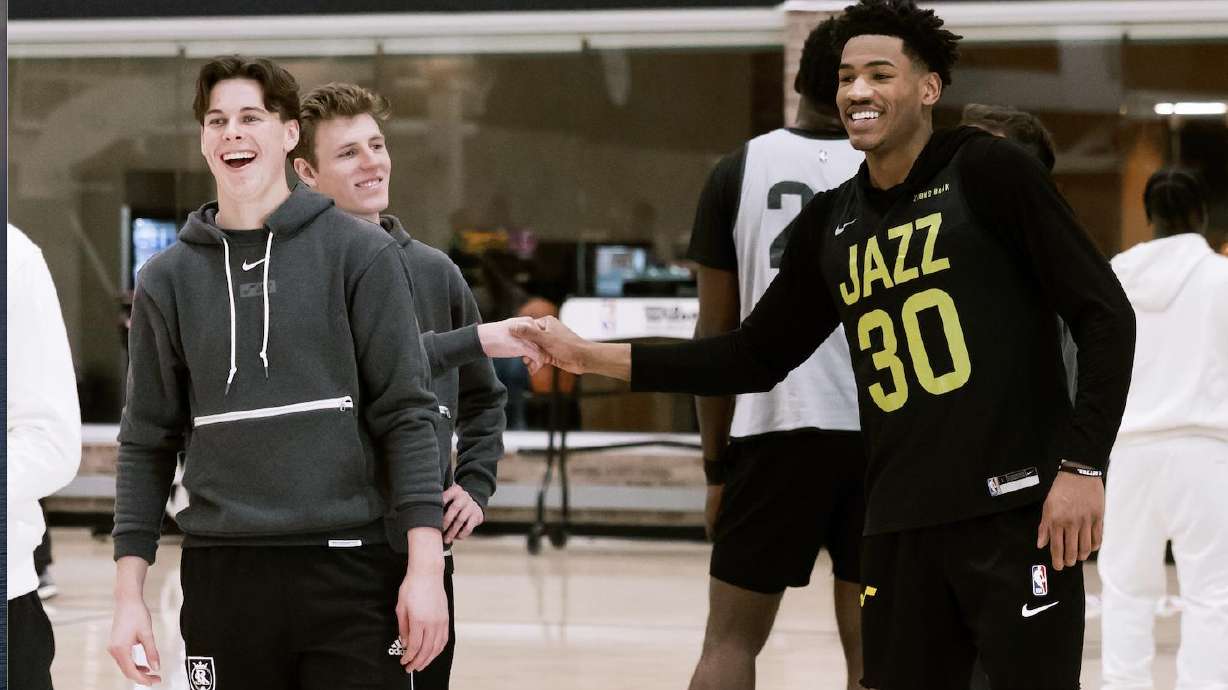 The Utah Jazz and Real Salt Lake held a joint practice on Monday, Jan. 30, 2023.