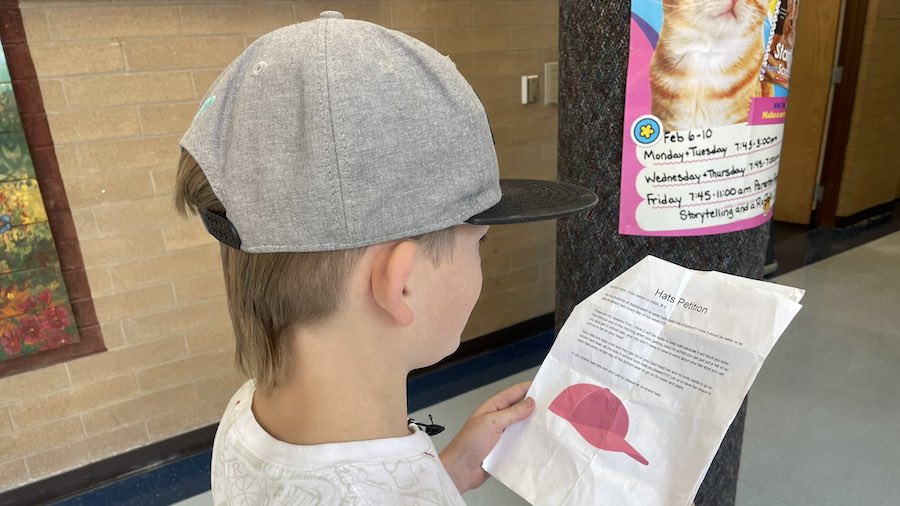 Utah 5th grader successfully petitions to allow hats at his school