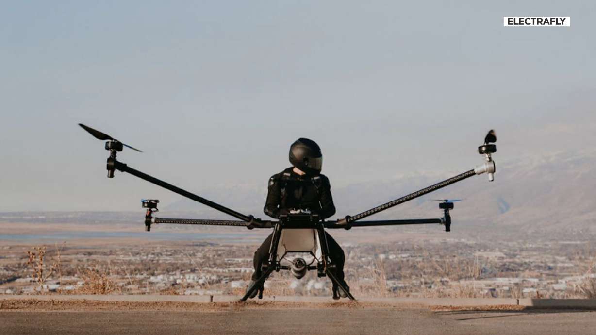 A Utah company, Electrafly, is developing a personal flying machine.