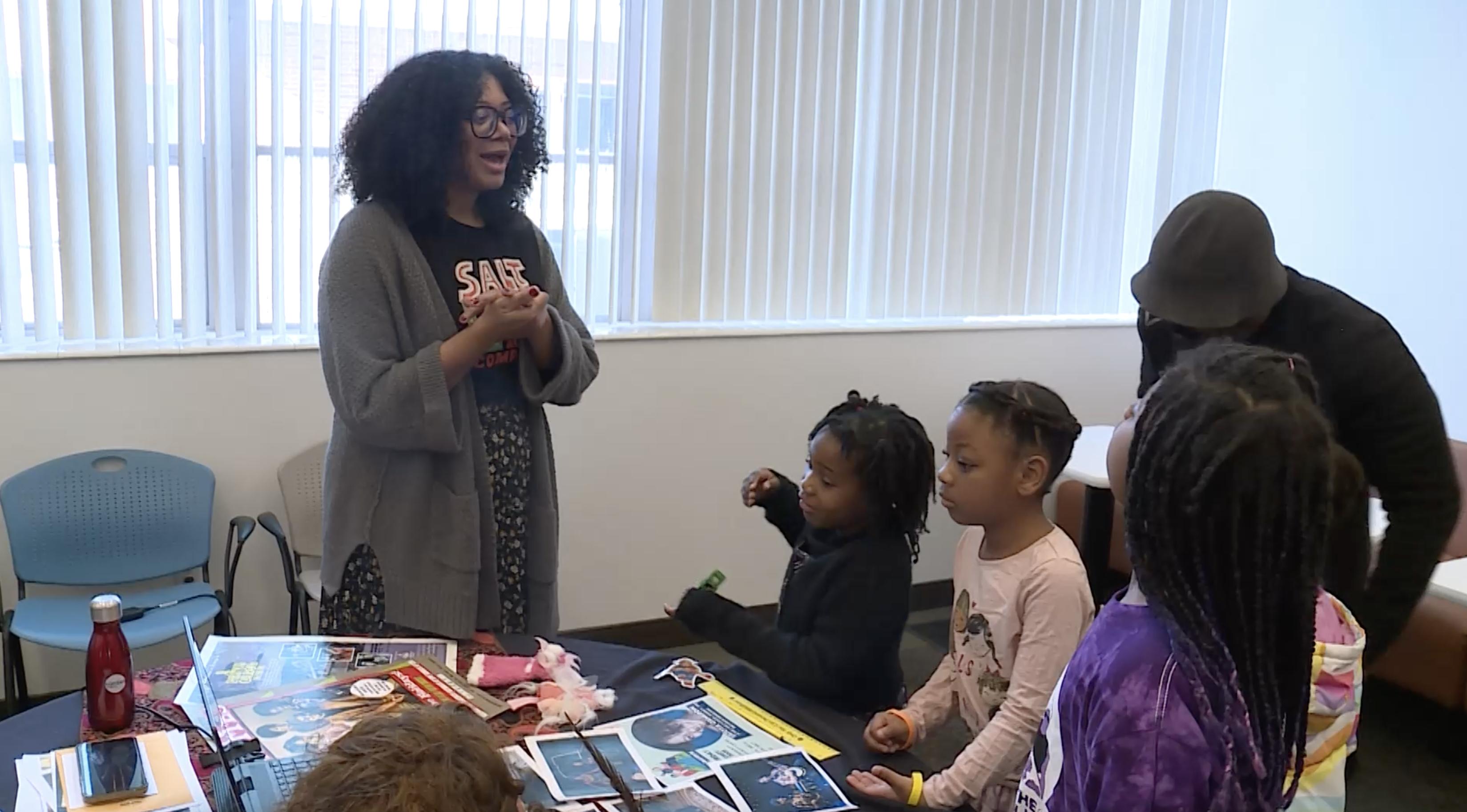 Curly Me! hosted a career fair on Saturday that gave girls the opportunity to meet people of color in various career fields in South Salt Lake.