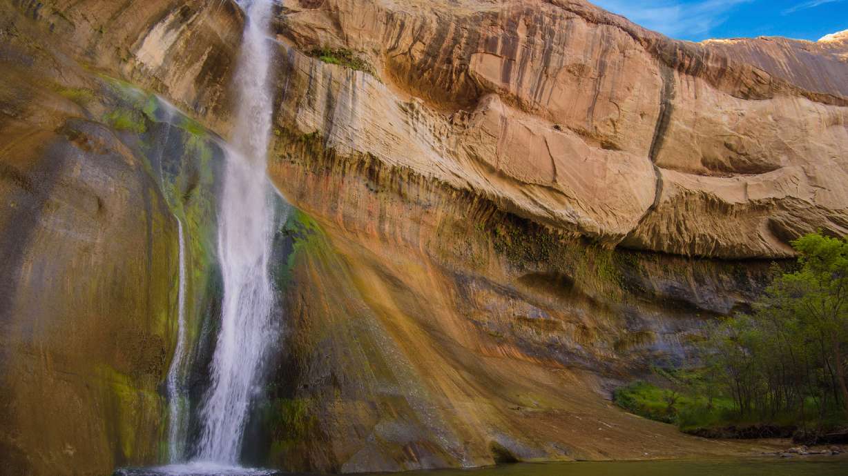 The Lower Calf Creek Falls at the Grand Staircase-Escalante National Monument. Calf Creek Recreation Site is slated to receive upgrades this summer, but the area will be closed for up to two months.