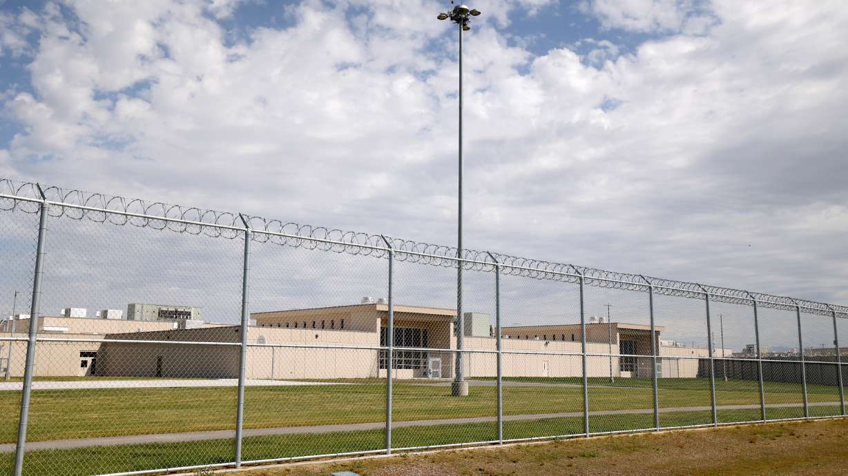 The new Utah State Correctional Facility is pictured in Salt Lake City on Thursday, June 30, 2022. The prison operations director for the Utah State Correctional Facility says over 300 positions still need be filled for the prison to be fully staffed.