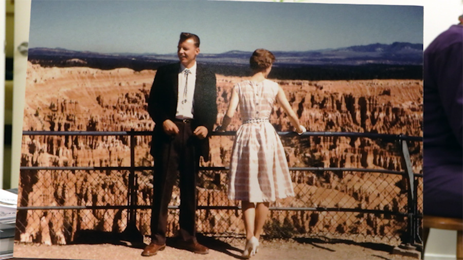 Elva and Steven Orton are photographed at Bryce Canyon National Park in this undated photo.