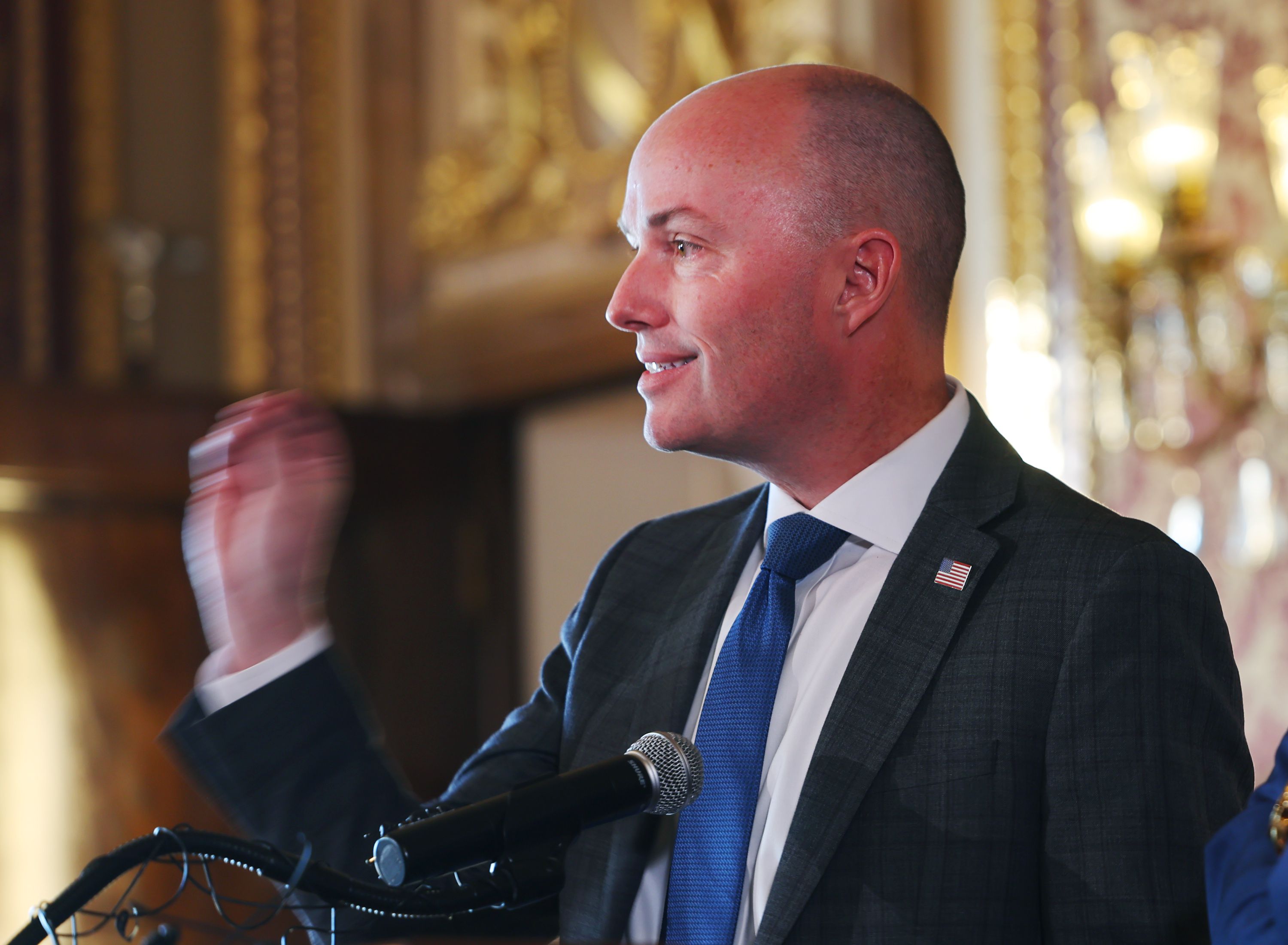 Gov. Spencer Cox on Thursday took the opportunity to explain his decisions to veto a bill that excluded transgender girls from competing in school sports and sign a bill that bans surgeries and medical interventions for transgender minors.