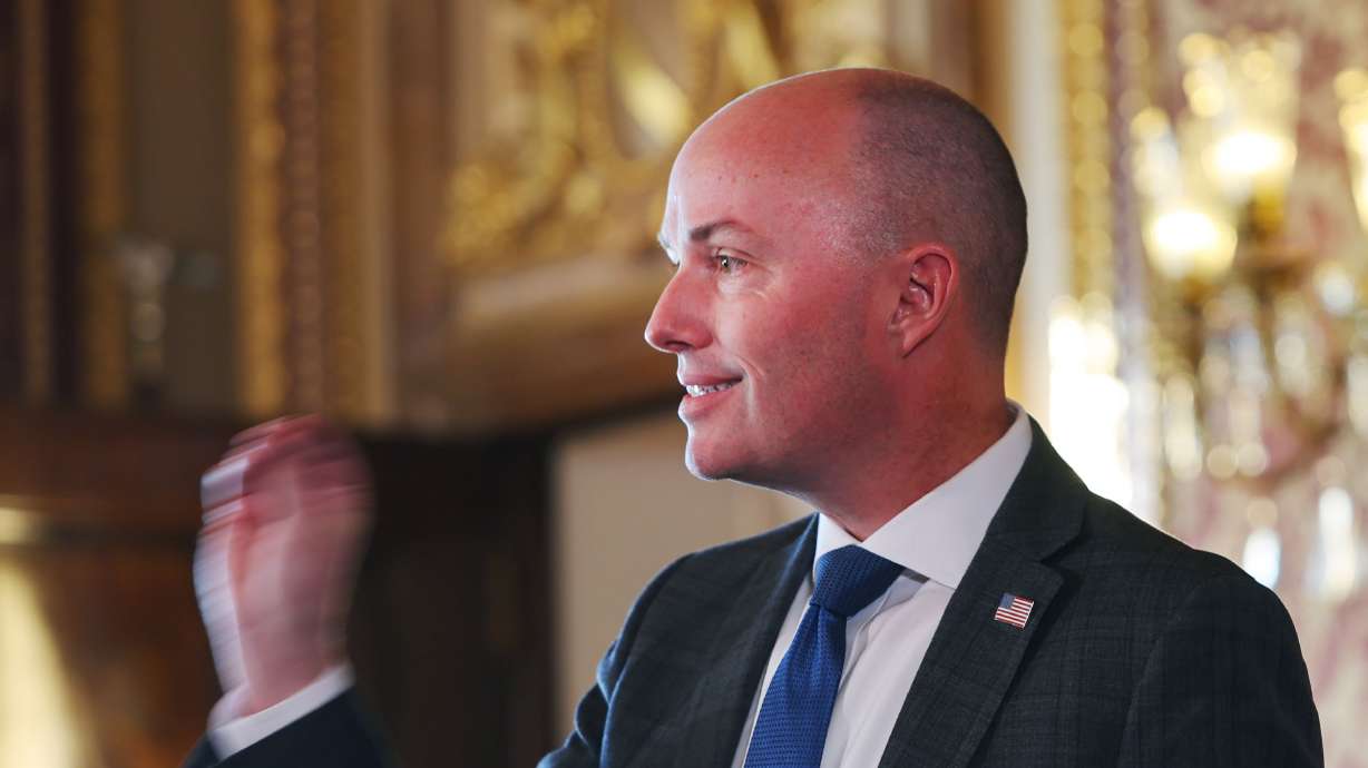 Gov. Spencer Cox on Thursday took the opportunity to explain his decisions to veto a bill that excluded transgender girls from competing in school sports and sign a bill that bans surgeries and medical interventions for transgender minors.