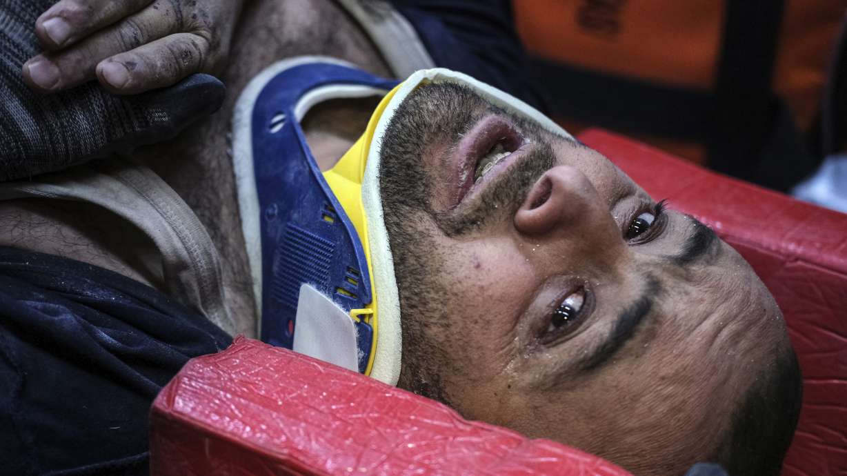 Rescuers pulled out a man from a collapsed building 87 hours after the earthquake in Kahramanmaras, southern Turkey, Thursday. Rescuers have pulled several more earthquake survivors from the shattered remnants of buildings.