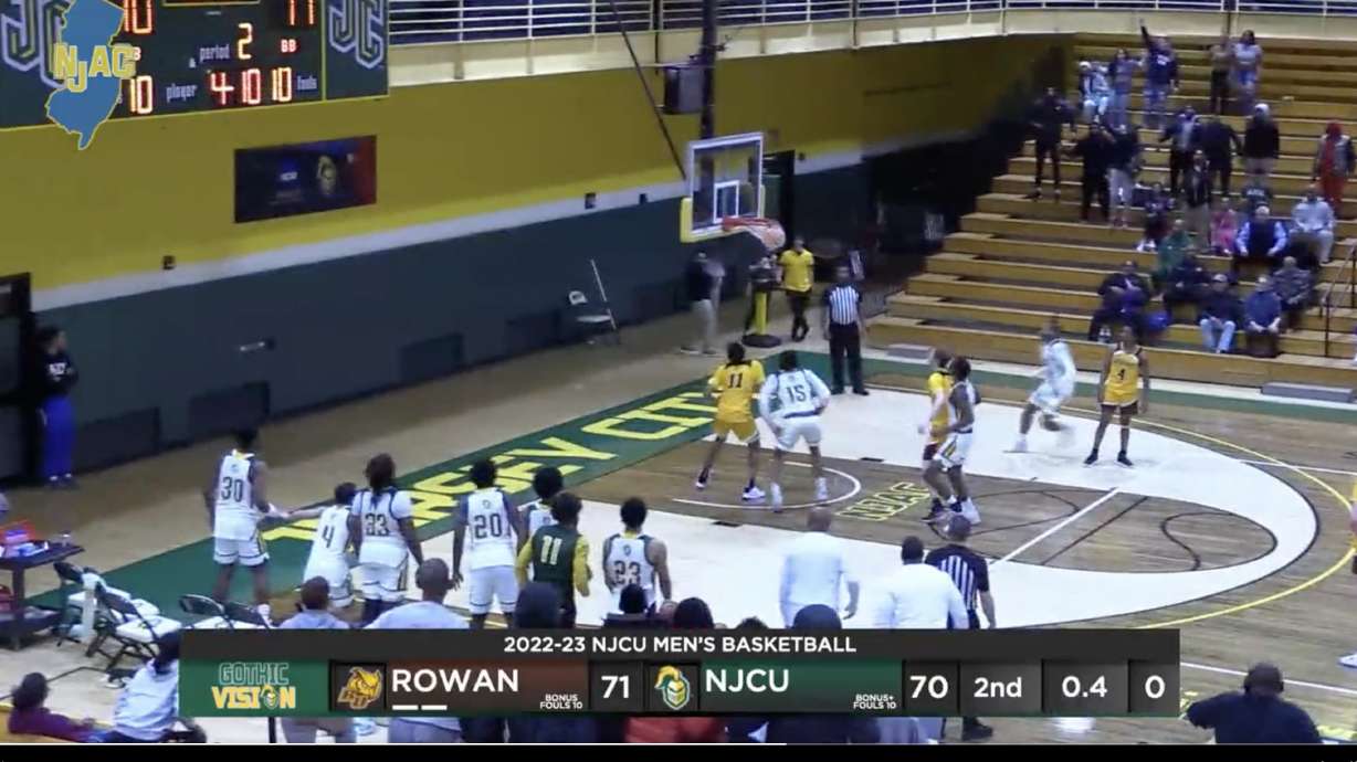 The NJCU Gothic Knights scored 6 points in three seconds to win a game.