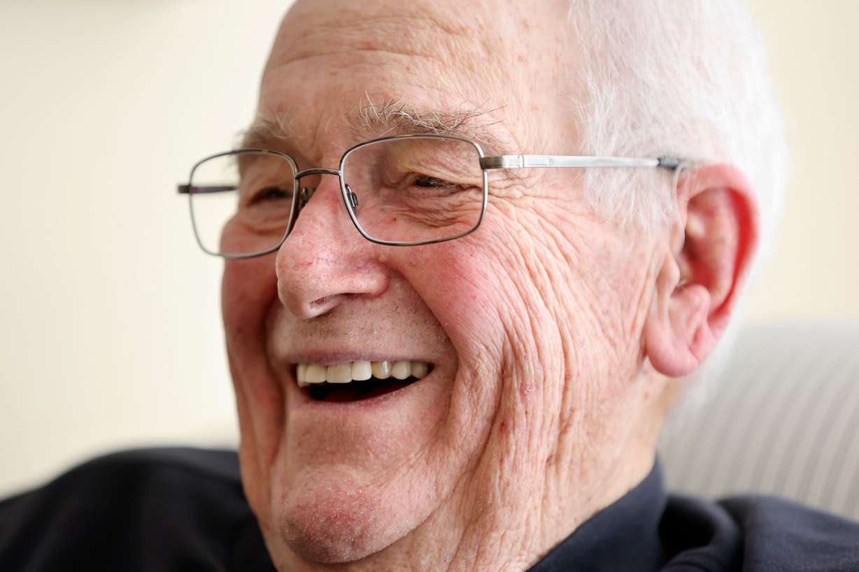 Retired Air Force Maj. James Marrott, who flew released Vietnam prisoners of war to safety in 1973, talks about his experiences at his home at Sunrise at Holladay in Millcreek on Jan. 23.
