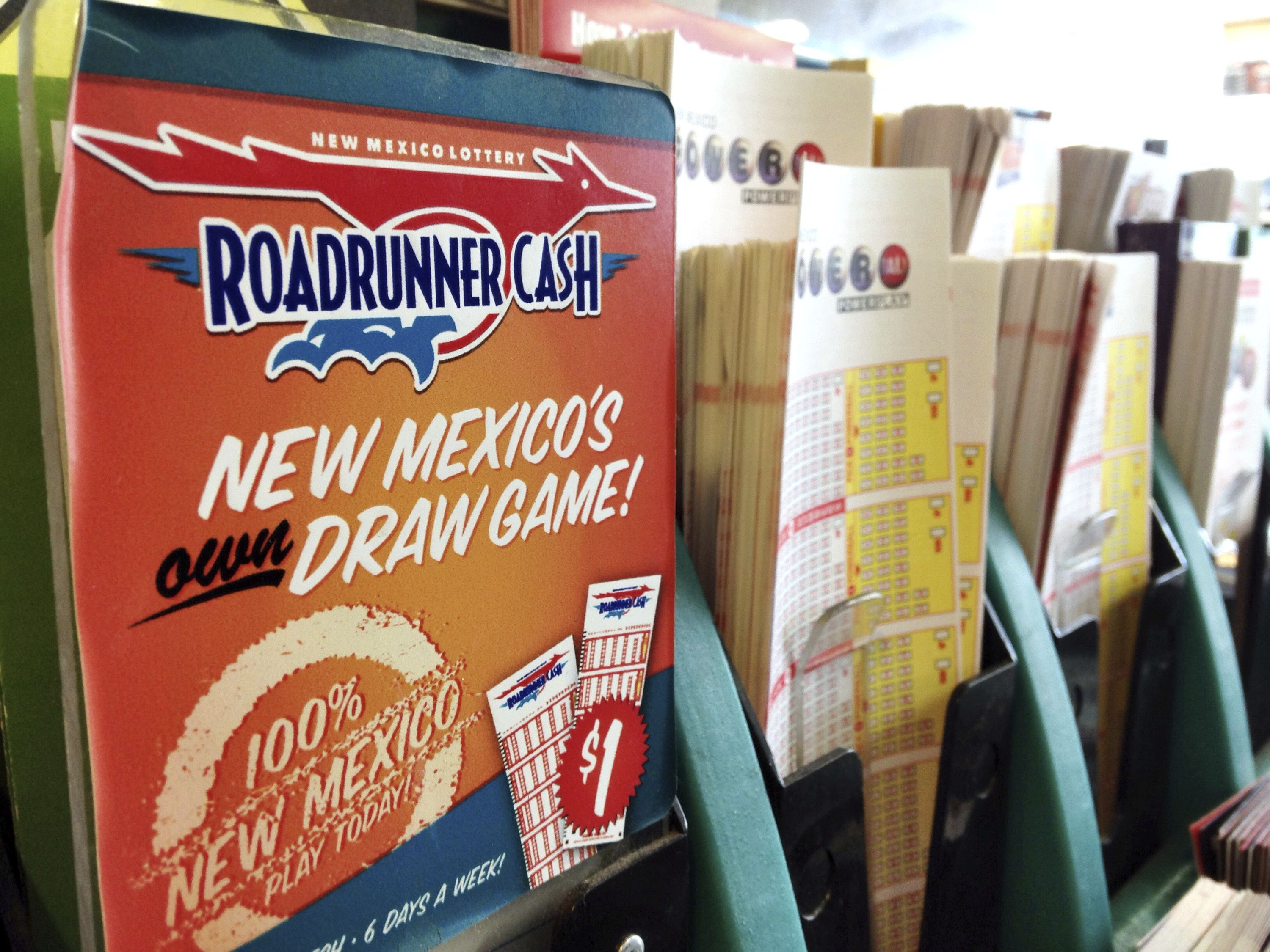 Lottery forms fill a kiosk at a convenience store in Albuquerque, N.M., May 18, 2017. Two lawmakers introduced a bill that would abolish the state's lottery 