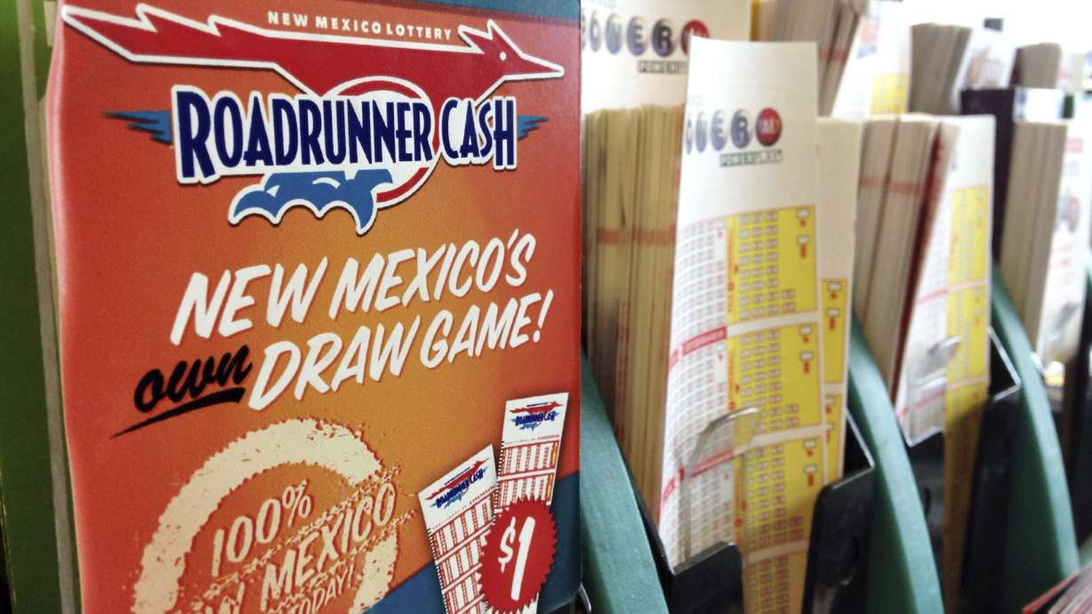 Lottery forms fill a kiosk at a convenience store in Albuquerque, N.M., May 18, 2017. Two lawmakers introduced a bill that would abolish the state's lottery