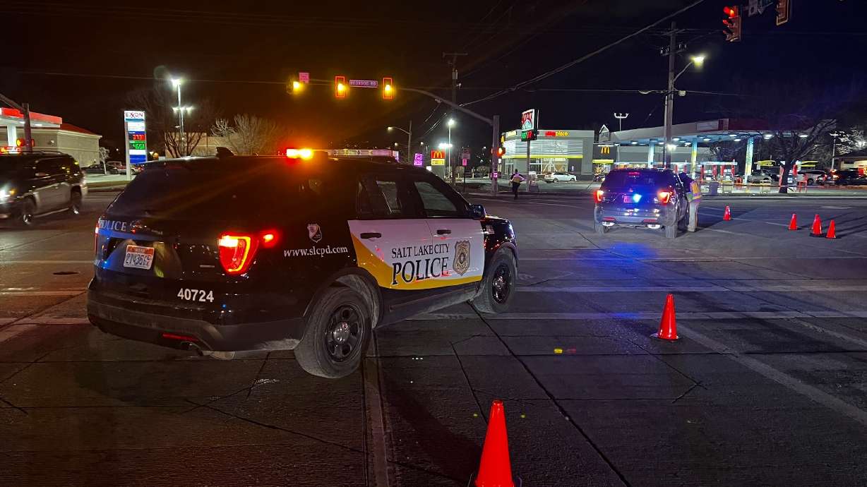 One man was killed in a auto-pedestrian accident on Redwood Road in Salt Lake City on Tuesday night.
