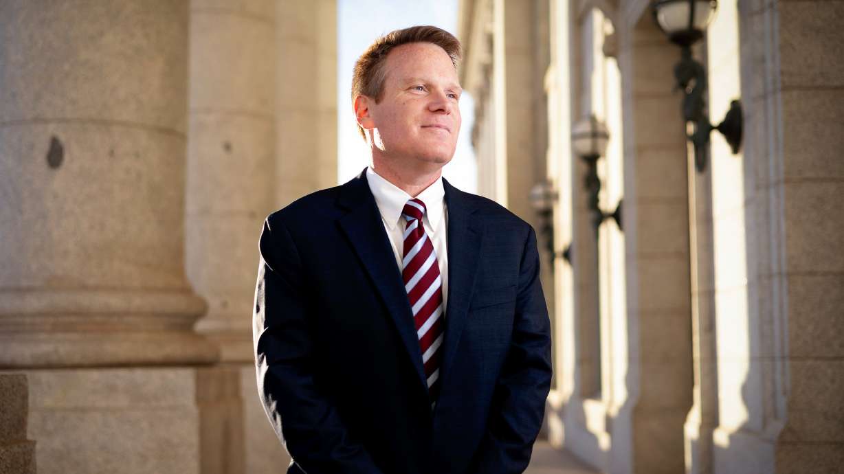 Rep. Jay Cobb Jr. is photographed at the Capitol in Salt Lake City on Jan. 12. Cobb, R-South Jordan, says he wants to be a "thoughtful, deliberate and careful legislator."