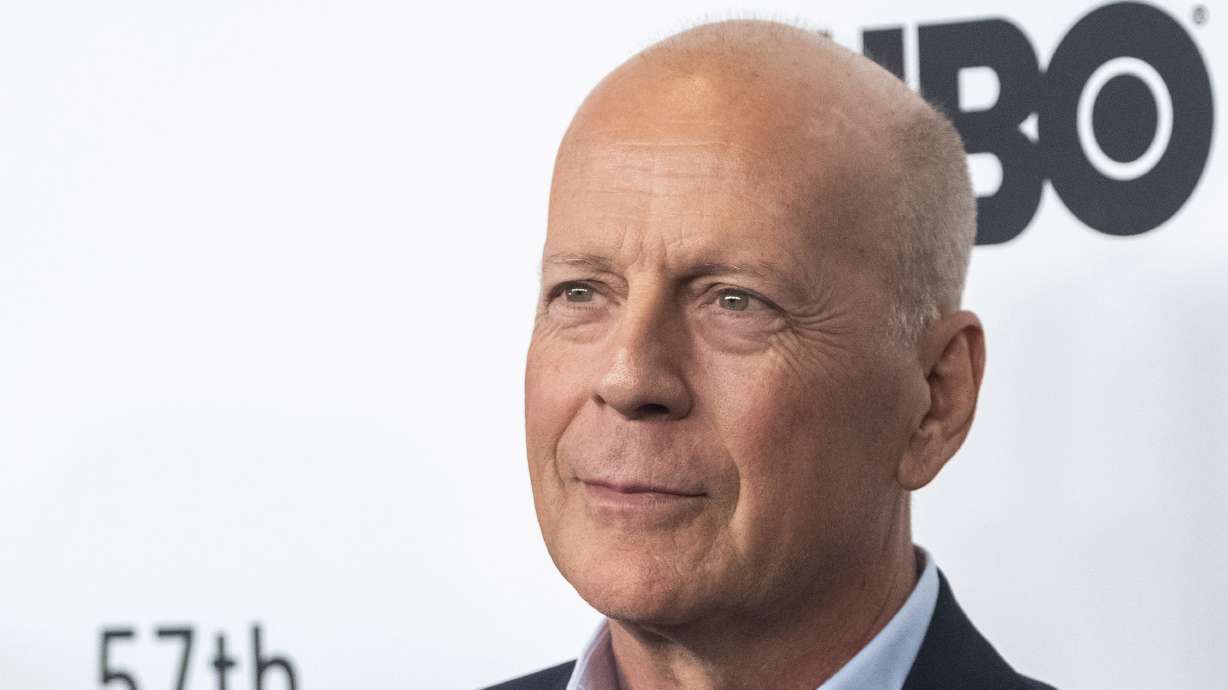 Bruce Willis attends a movie premiere in New York on Oct. 11, 2019. The 67-year-old actor’s family said Thursday Willis has a specific diagnosis of frontotemporal dementia.