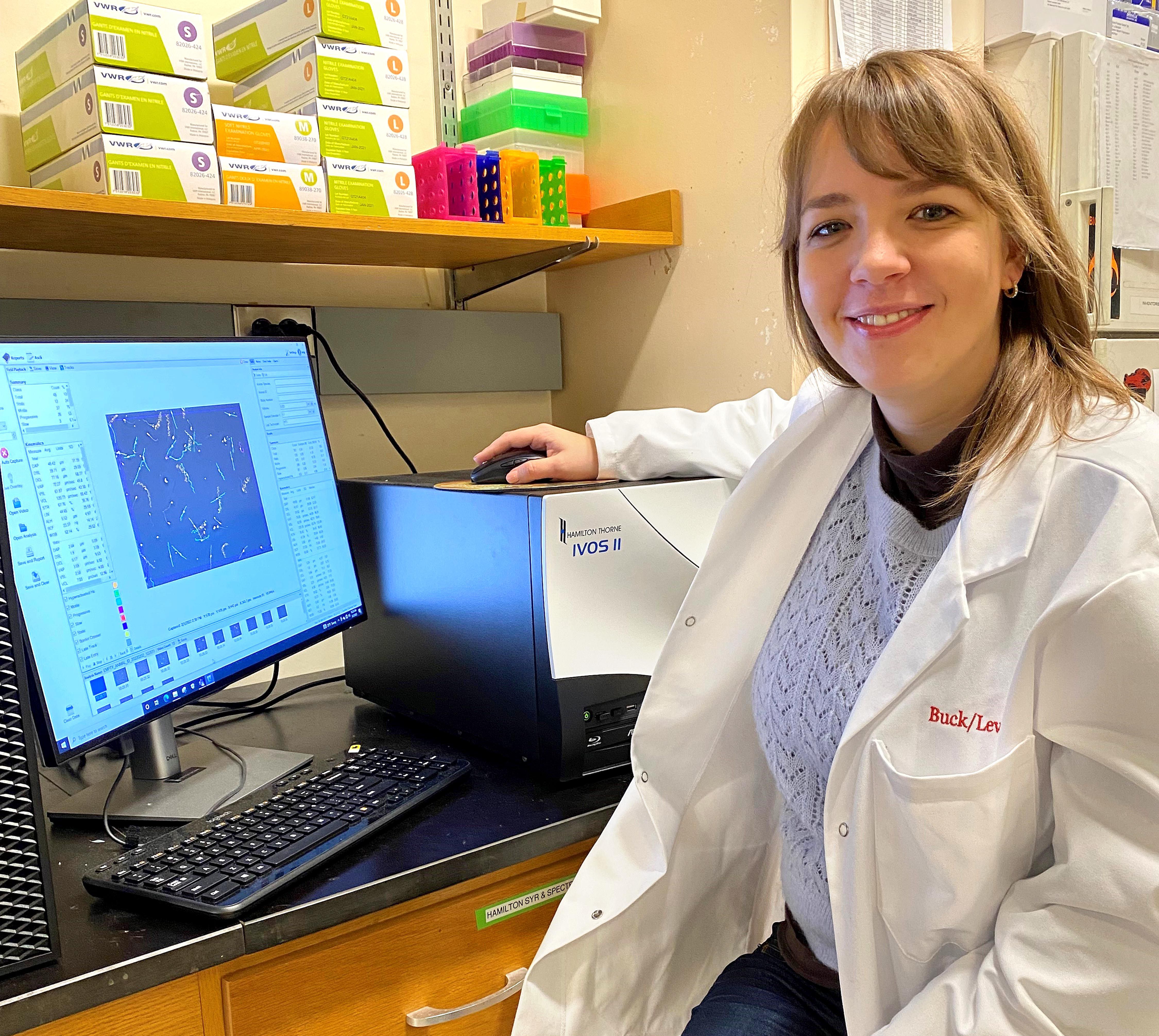 Melanie Balbach, a postdoctoral associate in pharmacology at Cornell University, has been a key researcher in the development of a new potential birth control pill for men. The drug renders mice temporarily infertile and is likely to be tested on humans.