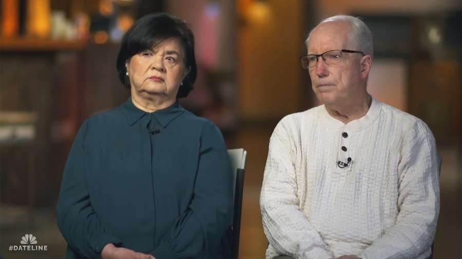 Jonelle Matthew’s parents, Gloria and Jim Matthews, speak to "Dateline" on Friday.