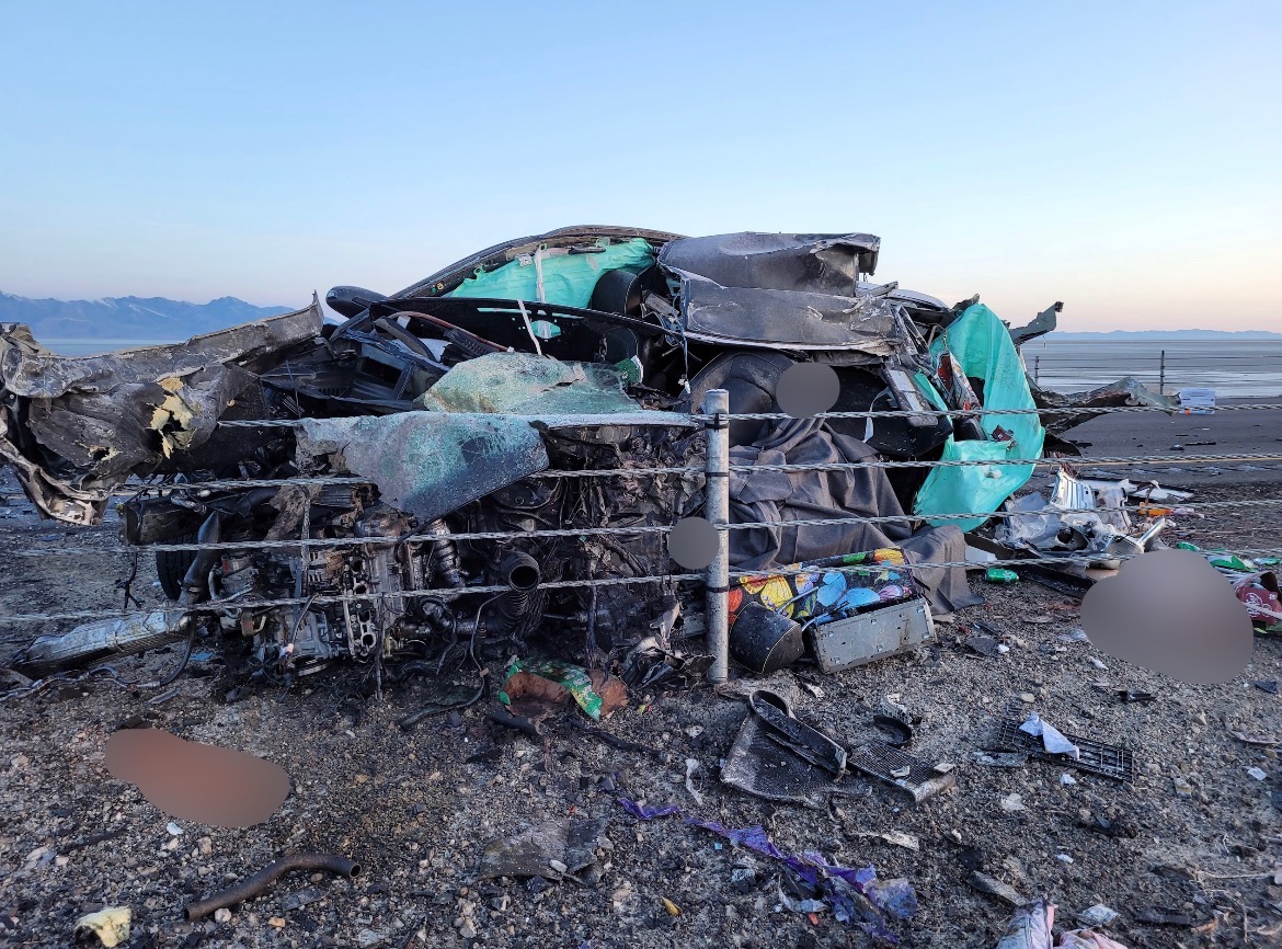 A wrong-way driver died after crashing into a semitruck about 15 miles east of Wendover at 3 a.m. Saturday.