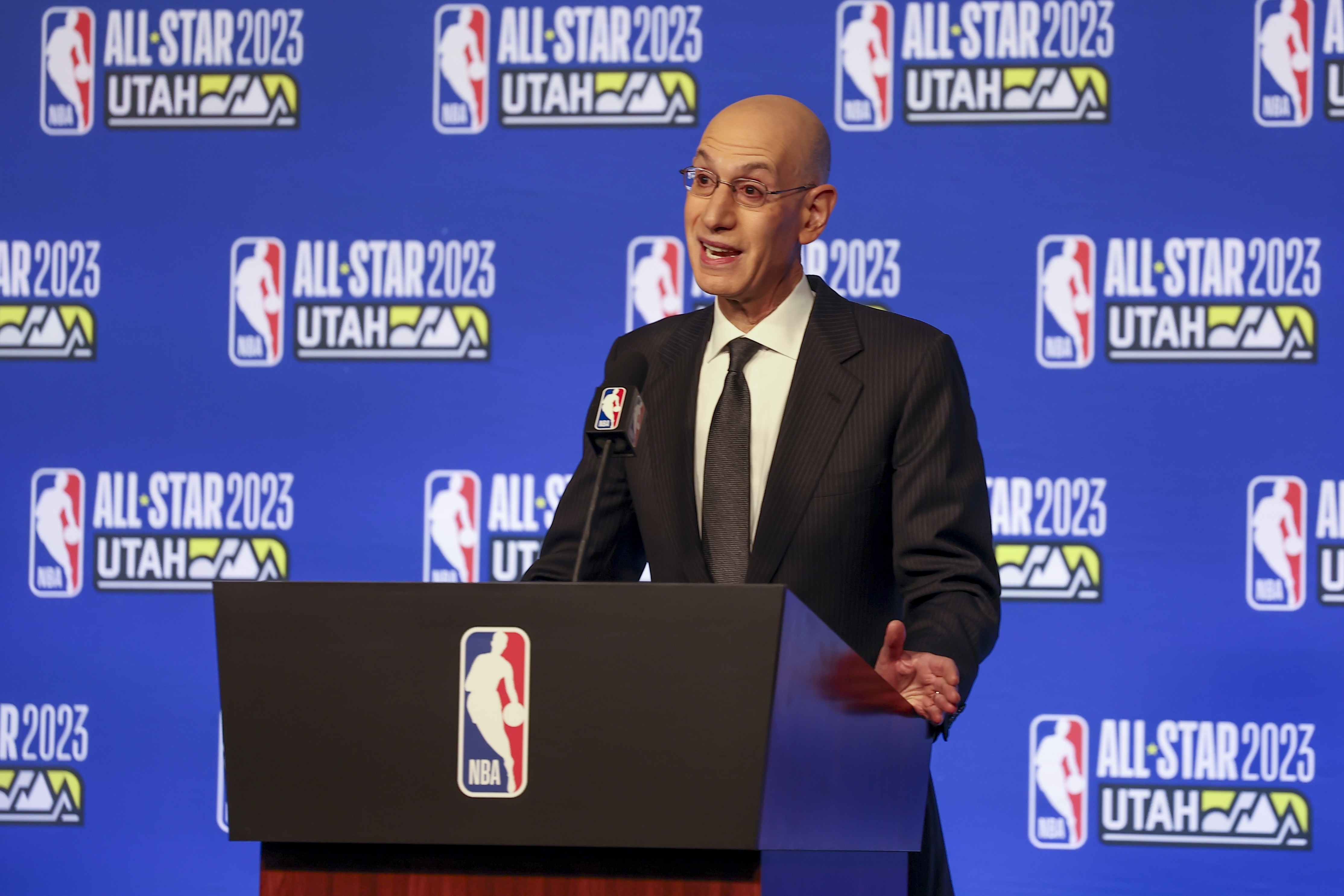 Silver speaks on load management, TV deal at NBA All-Star