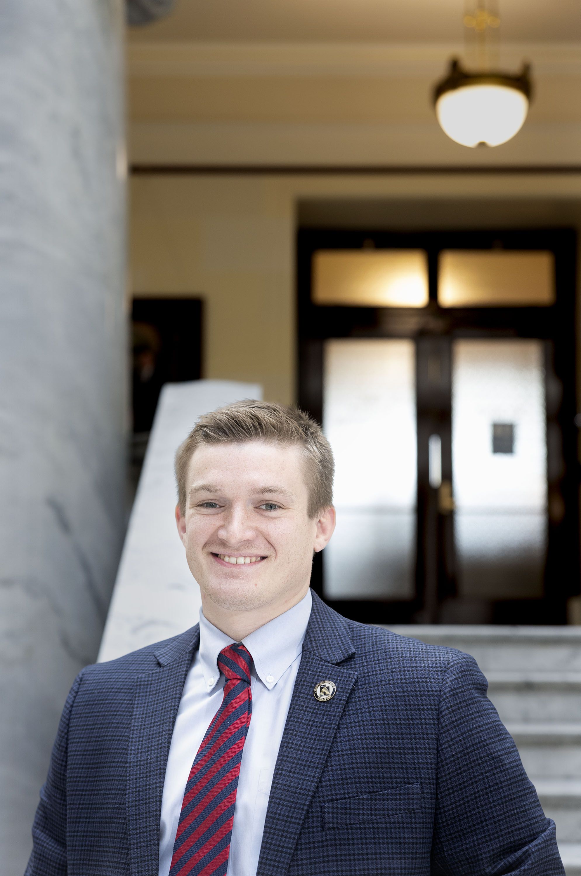 Rep. Tyler Clancy, R-Provo, is photographed at the Capitol in Salt Lake City on Feb. 1.