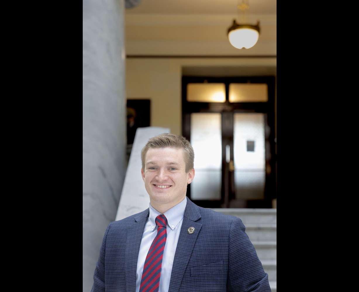 Rep. Tyler Clancy, R-Provo, is photographed at the Capitol in Salt Lake City on Feb. 1.