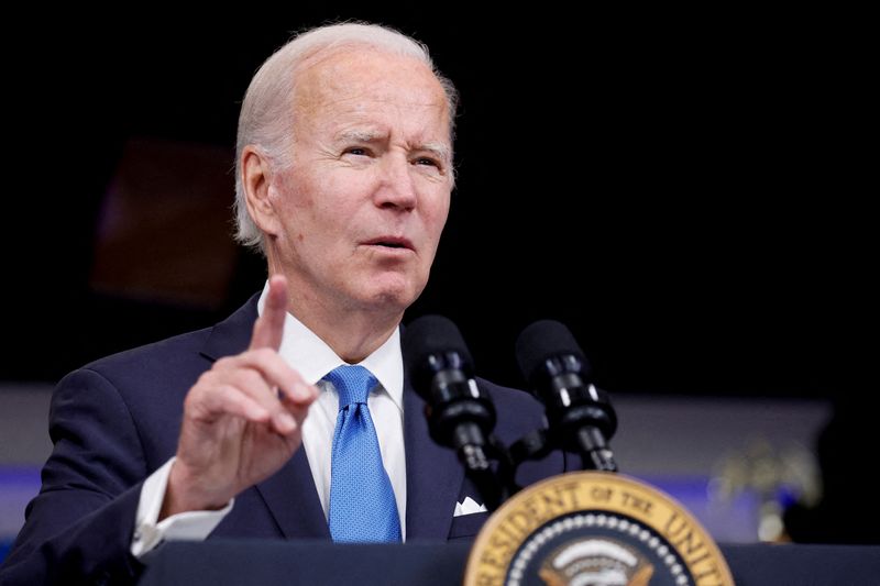 President Joe Biden seen here in Washington on Oct. 25, 2022, is set to have his administration unveil a long-awaited overhaul of arms export policy with increased emphasis on human rights.