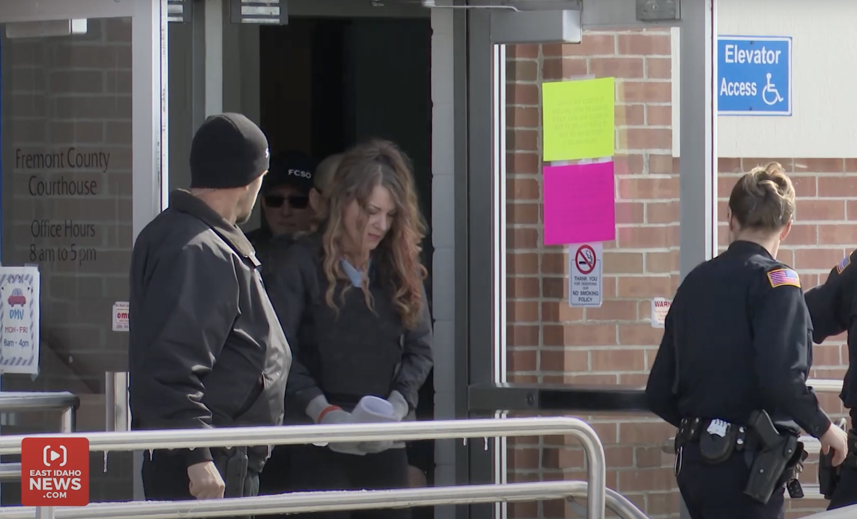 A judge will issue a written decision on whether Chad and Lori Daybell’s trial will be severed. Lori Daybell is seen here leaving a courthouse in St. Anthony, Idaho, on Thursday.