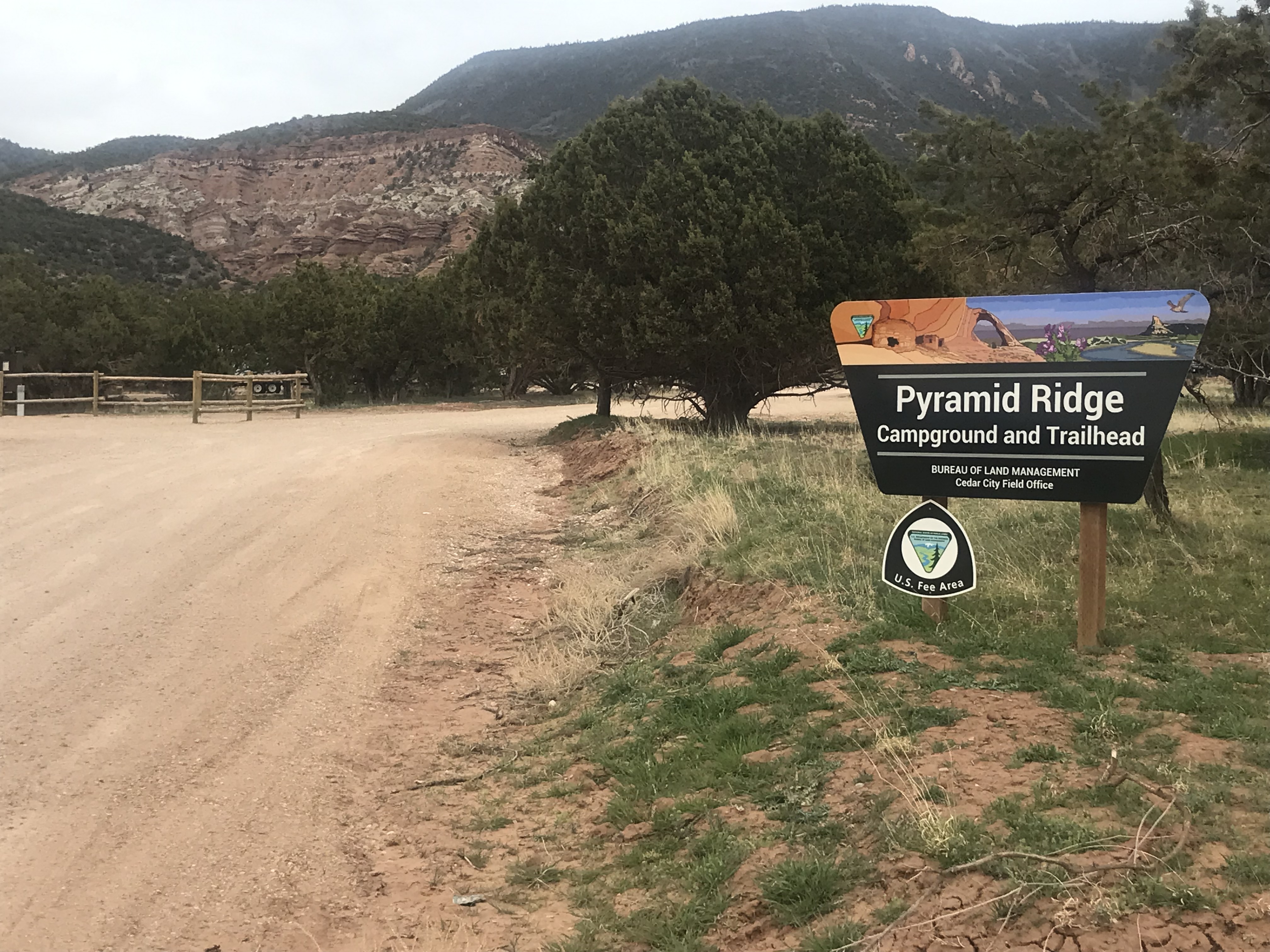 An undated photo of the Pyramid Ridge Campground in Iron County. The Bureau of Land Management is proposing a camping fee increase from $5 to $12 at the site.