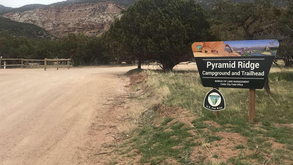 An undated photo of the Pyramid Ridge Campground in Iron County. The Bureau of Land Management is proposing a camping fee increase from $5 to $12 at the site.