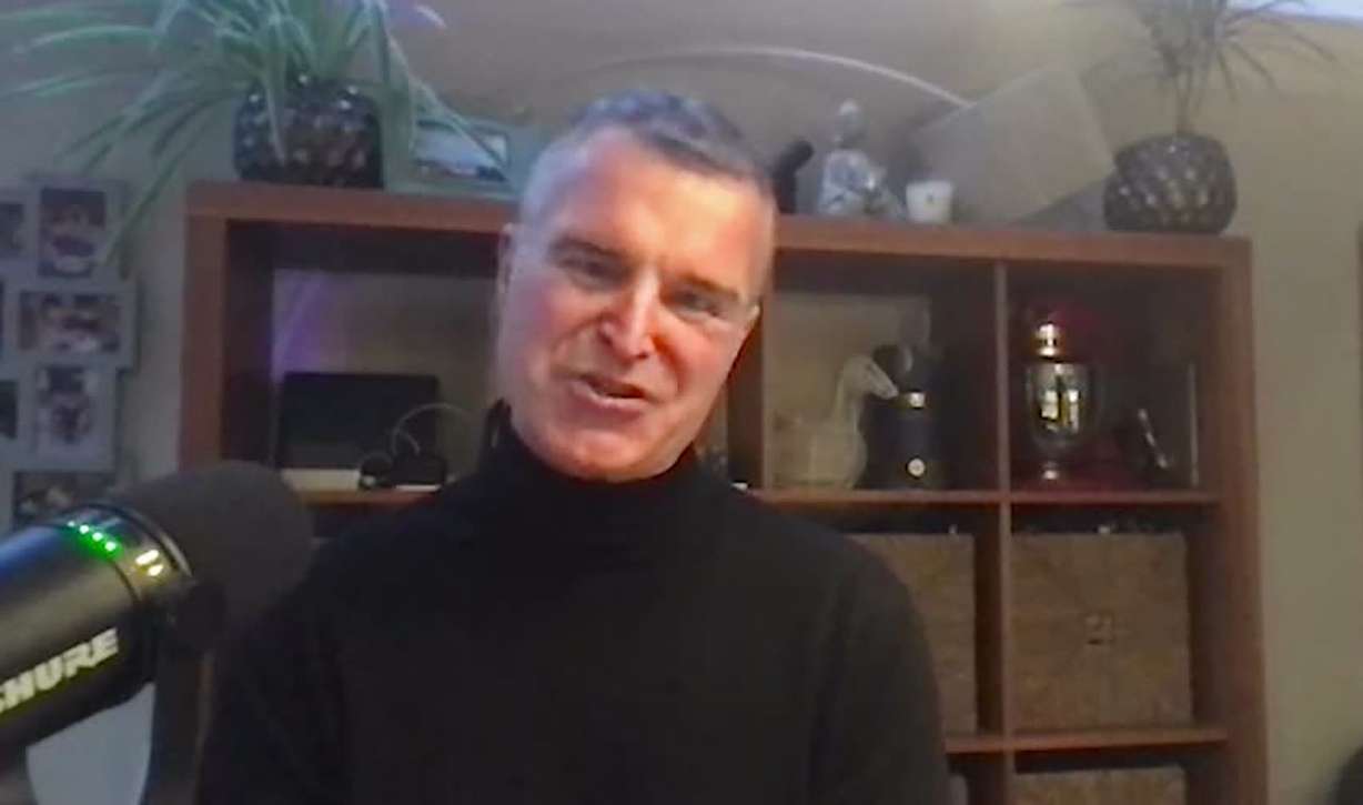 Retired British sportscaster Dave Clark talks to KSL. He said when he was diagnosed with Parkinson's disease a dozen years ago, he was devastated.