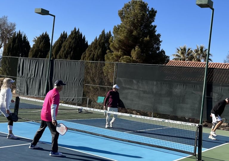 Pickleball courts at Sunbrook get well used all year long in St. George, Feb. 16. The number of injuries is growing along with the sport's popularity.