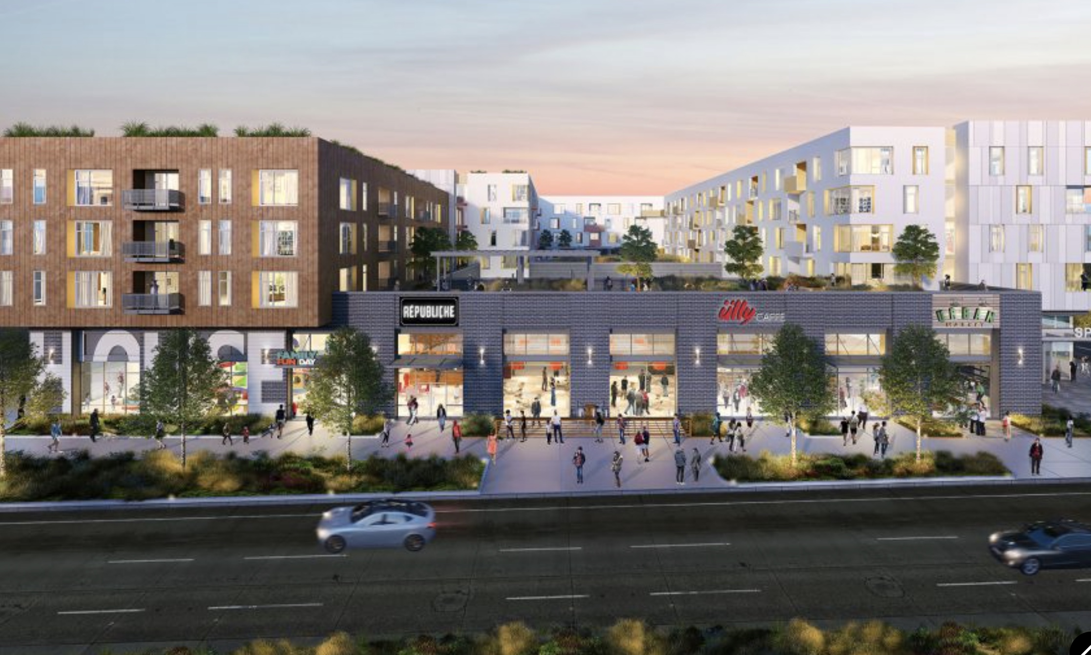 An artist rendering of the Spark mixed-use development project in Salt Lake City. Ground was broken on the project Tuesday.