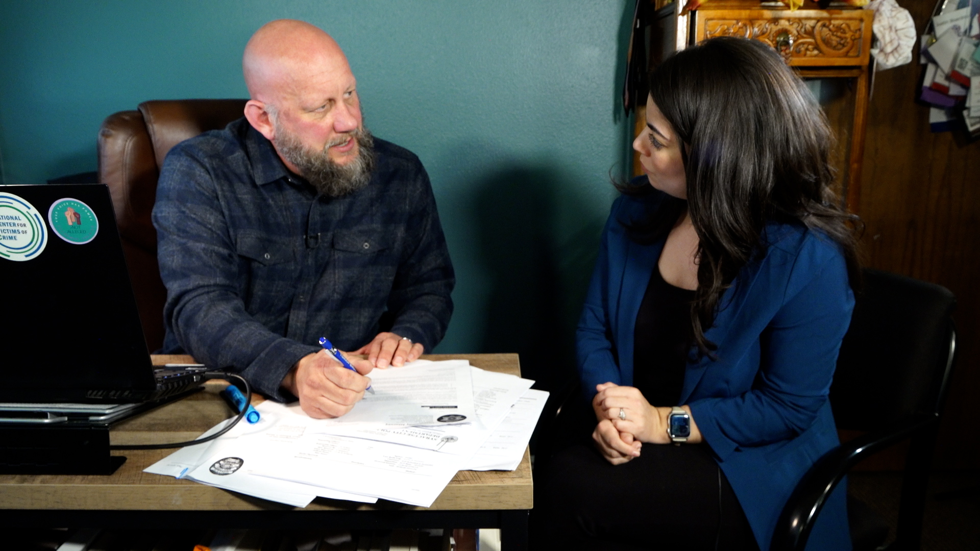Justin Boardman, a retired Utah detective, talks to KSL's Daniella Rivera. Boardman now trains law enforcement on how to conduct trauma-informed investigations.