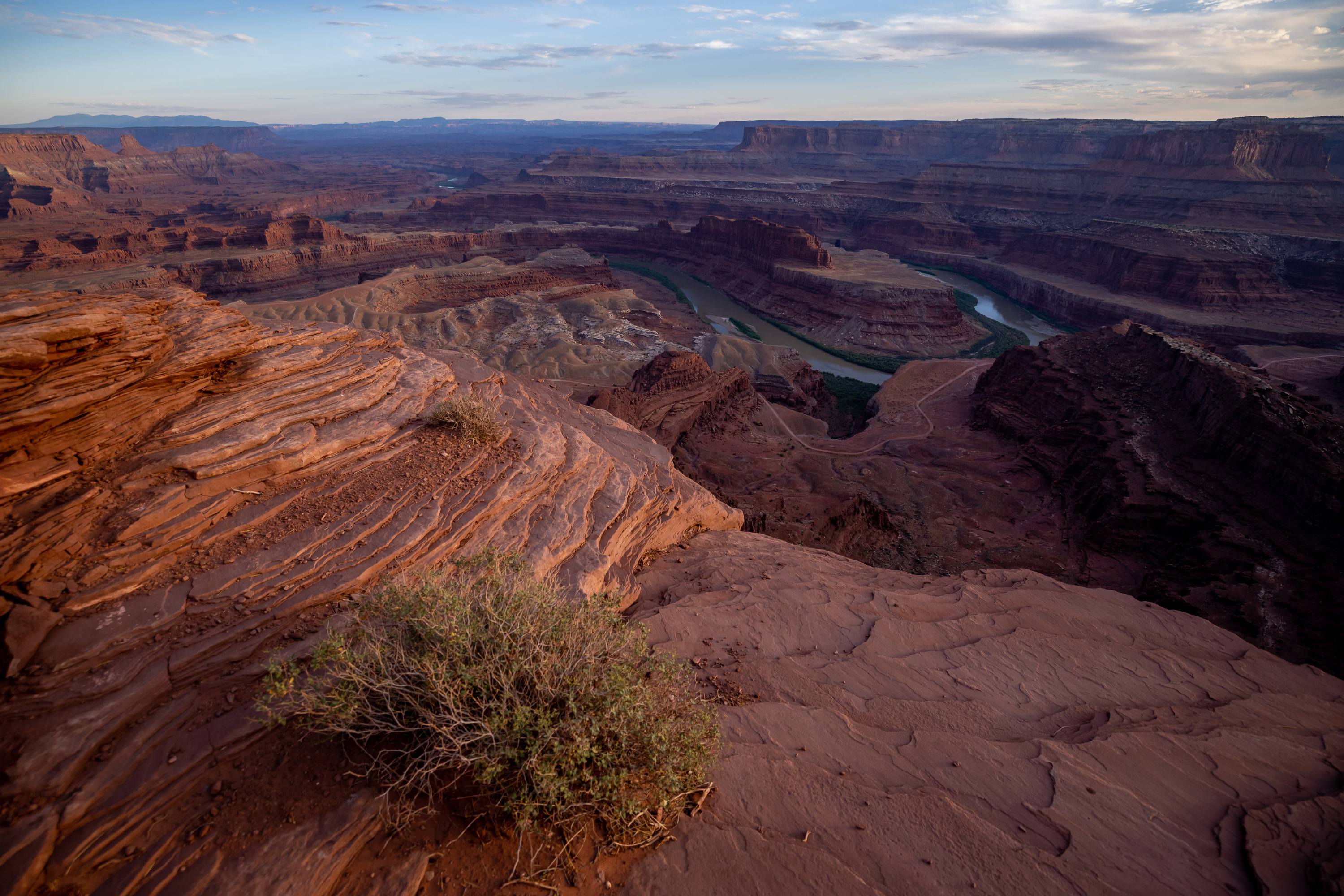 The Colorado River winds through southern Utah near Moab as seen from Dead Horse Point State Park on July 21, 2022. Dead Horse Point was the second-most visited state park last year, drawing more than 1 million visitors.