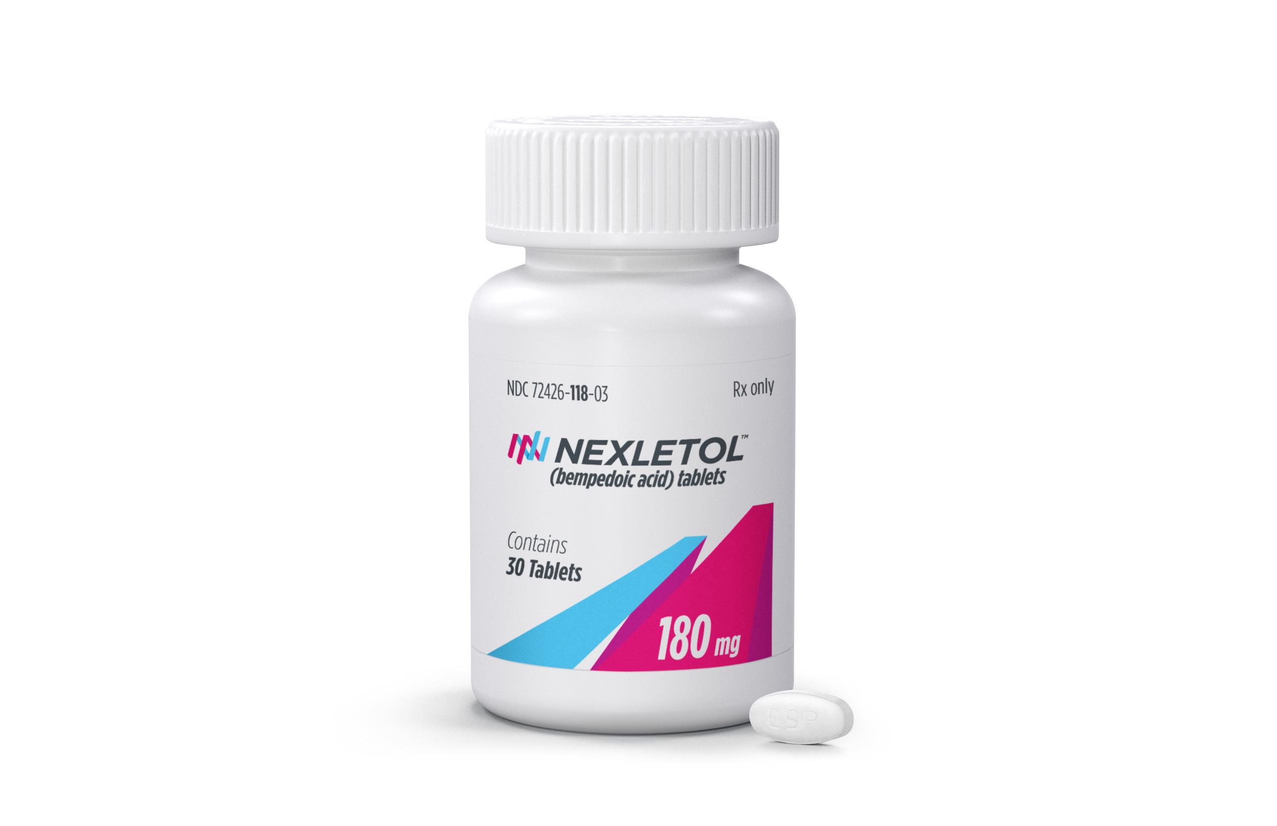 In a major study released Saturday, Nexletol reduced the risk of heart attacks and other health problems in people who can't take drugs called statins, the main cholesterol-lowering treatment. 